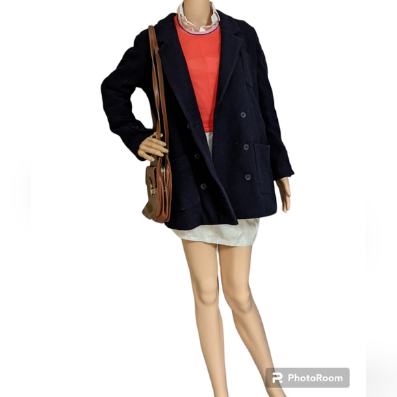 Urban Outfitters BDG navy blue peacoat - Picture 7 of 16